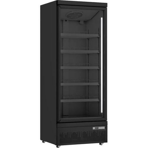 SARO Kühlschrank mit Glastür. Modell GTK 600 PRO - schwarz Flaschenkühlschrank, Glastür , Kiosk , Theke , Getränkekühlschrank, Party