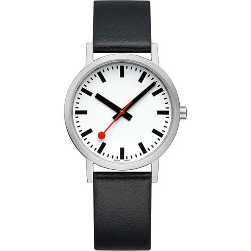 Mondaine Herren Uhr Classic Armbanduhr 40 mm A660.30360.16OMV Leder