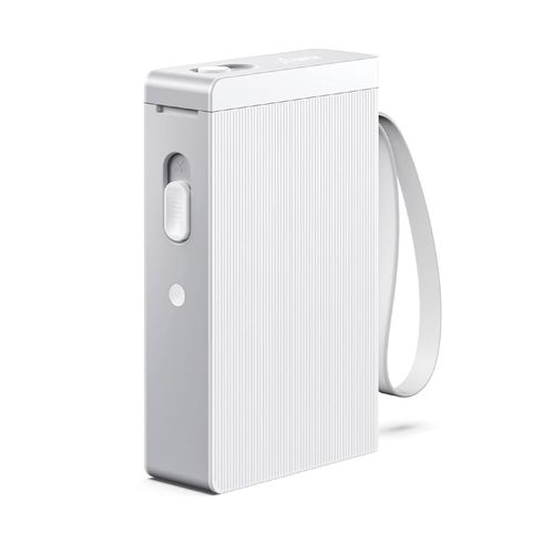Etikettendrucker Etikettiergerät Beschriftungsgerät selbstklebend Labeldrucker Kabelloser Mini Label Printer mit iOS Android, Zuhause Büro Bluetooth P22 weiß
