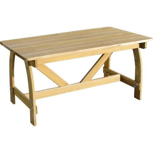 Gartentisch 150 x 74 x 75 cm Imprägniertes Kiefernholz