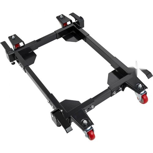Untergestell - 680,3kg Podest aus Q235 Kohlenstoffstahl - Verstellbarer Waschmaschinensockel mit Rollen - Einstellbare Größe: 527x603mm bis 711x850mm - Ideal für Waschmaschinen, Kühlschränke und Computerserver