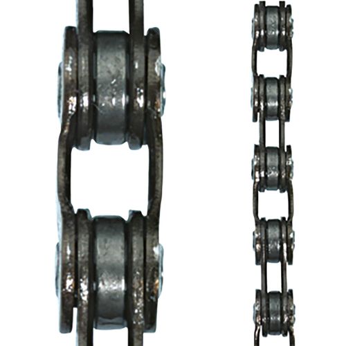 Fahrradkette PROPHETE, bunt (grau, silberfarben), Fahrradketten, 11cm, Edelstahl, L:11cm