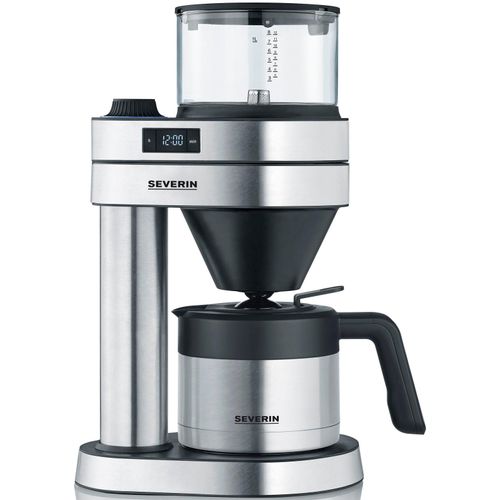 SEVERIN Filterkaffeemaschine "Café Caprice KA 5763", schwarz (edelstahl, gebürstet, schwarz), 1 l, 8 Tasse(n), Kaffeemaschinen