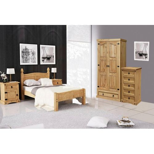 Bettgestell HOME AFFAIRE, beige (natur, natur, natur), B:102cm H:110cm L:217cm, Kiefer massiv, Betten, Holzoberfläche honigfarbend gewachst