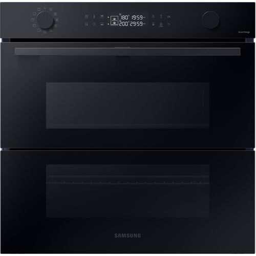 SAMSUNG Einbaubackofen "NV7B45502AK/U1", A+ (A+++-D), schwarz, B:59,5cm, Backöfen, Dual Cook Flex