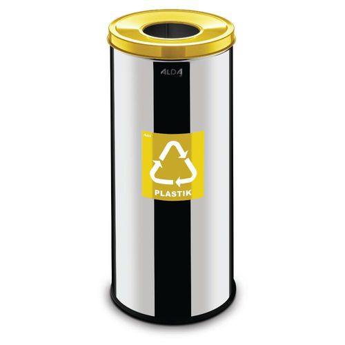 ALDA Eco - Prestige Abfalleimer 45L - Gelb