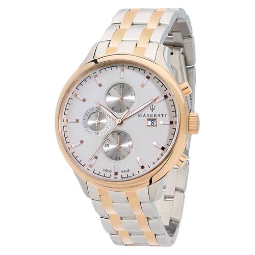 MASERATI Uhr WATCH ATTRAZIONE - Silber-Roségold - Weiß - Silber-Roségold/ 43 mm, R8873626002