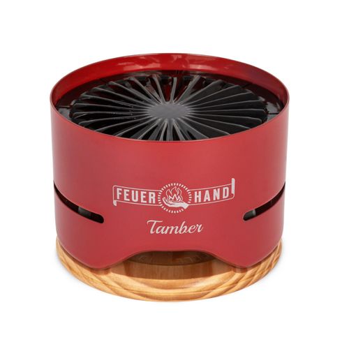 Feuerhand - Tischgrill Tamber - Rot - 20x20x14cm
