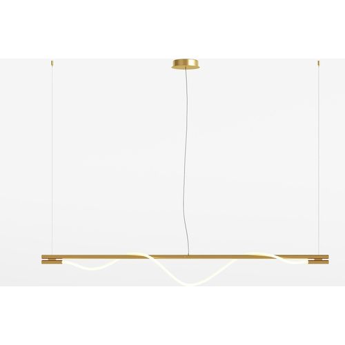 Maytoni Pendelleuchte Tau Gold, LED, 3000K, 910lm
