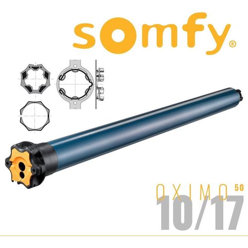 Somfy Oximo 50 io 10/17 Funk-Rohrmotor Antrieb Rollladenmotor Mitnehmer E-SW 60
