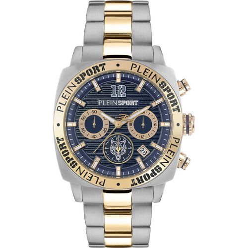 Chronograph Plein Sport Versilbert/Stahl Kollektion Wildcat - mann