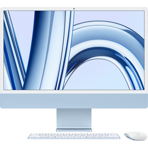 Apple iMac 24' Retina 4,5K Display, M3 Chip mit 8-Core CPU & 10-Core GPU - 512GB SSD DE in Blau