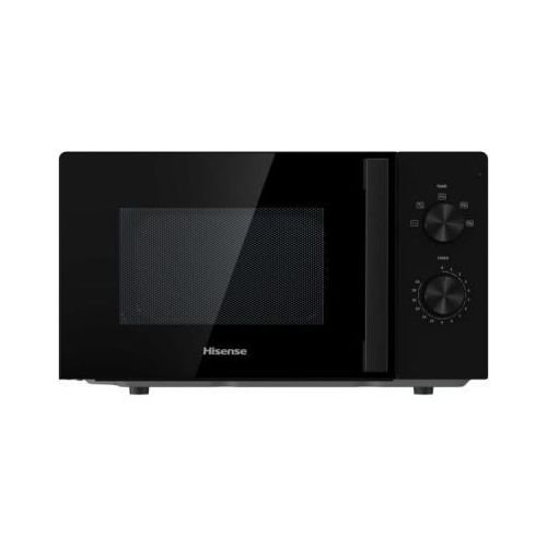 Hisense H20MOBP1H Mikrowellenherd 20L 700W Mikrowelle Nur Schwarz mit Knopf