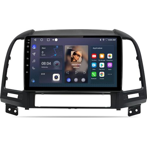 Einbau-Navigationsgeräte carplay Für Hyundai Santa Fe 2 2006-2012 9