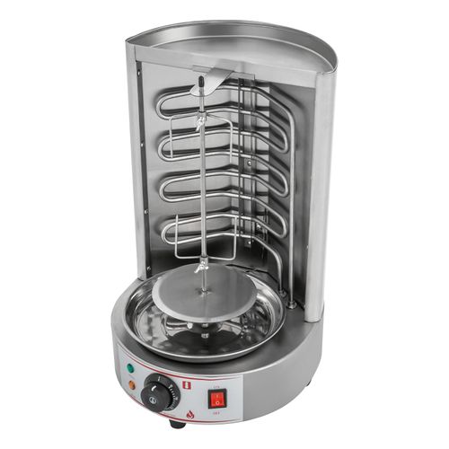 Tischgrill Edelstahl Elektrogrill 50-300°C einstellbar für Putenbraten 2500W