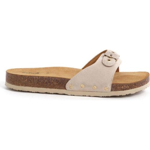 SCHOLL Pescura Flat Cork Pantolette Damen weiss 40