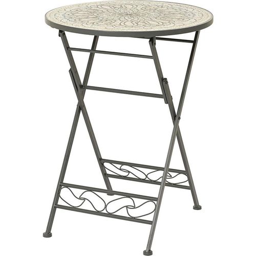 Tisch Bistro 899263 Schwarz Eisen Ø 60 x 76 cm