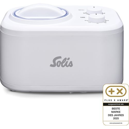 Solis Gelatissima Eismaschine, Kompressor, 1 Liter Eis, Rezeptbuch, 3 Modi