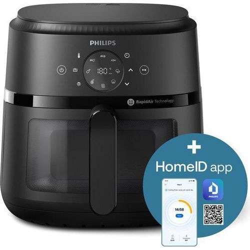 Philips Heissluftfritteuse Küchengerät Airfryer 2000 Serie Vielseitigkeit 13 Zubereitungsmöglichkeiten 62 Liter Fassungsvermögen
