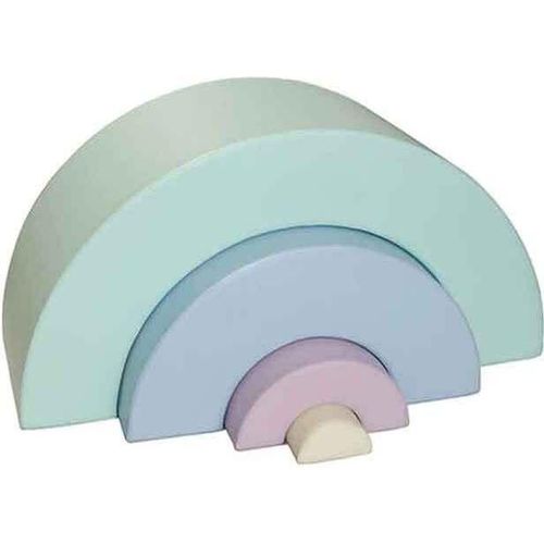 IGLUSoftplay Spielbausteine 4 XL Montessori Softbausteine Spielset – Regenbogen