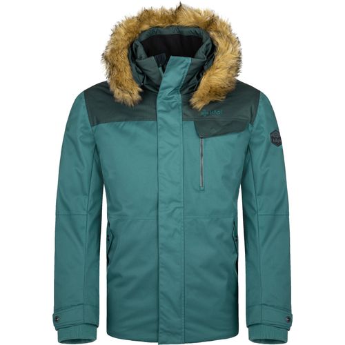 Herren Winterjacke Kilpi ALPHA-M, DUNKELGRÜN, Größe XXL