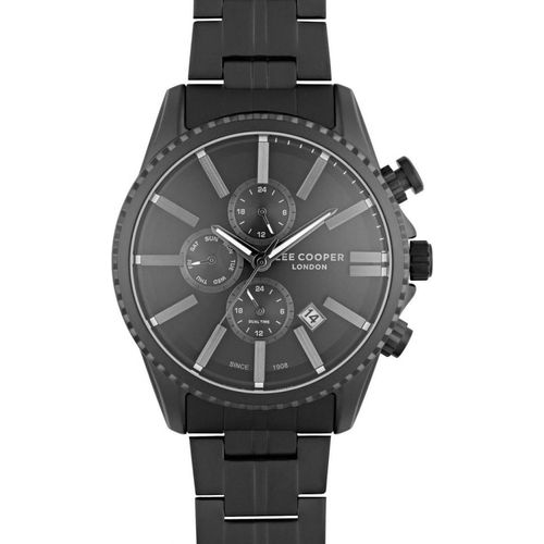 Herrenuhr LEE COOPER LC07397.650 in Schwarz - ein modisches Geburtstagsgeschenk.