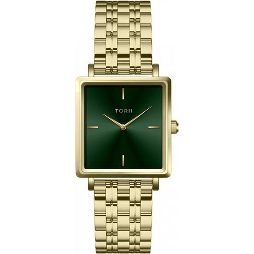 Damen Armbanduhr TORII G26GB.F4 grün klassisch Fashion