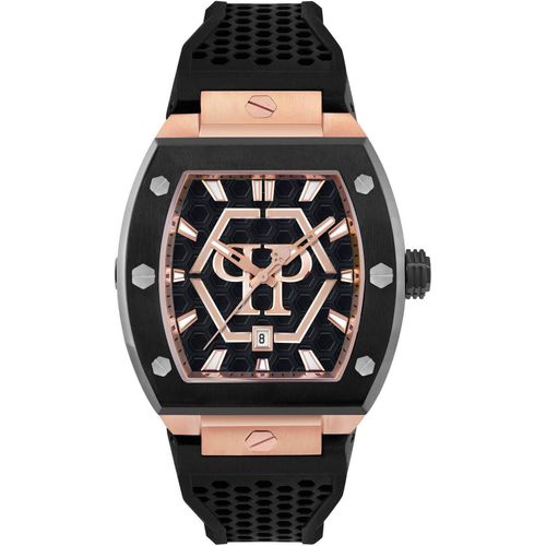 Philipp Plein Analog 'The Hexagon Phantom' Herren Uhr PWPUA0124