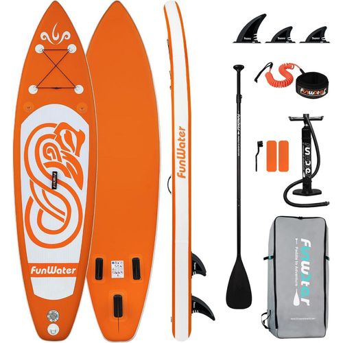 FunWater Aufblasbares SUP Board für Yoga, Angeln, Surfen