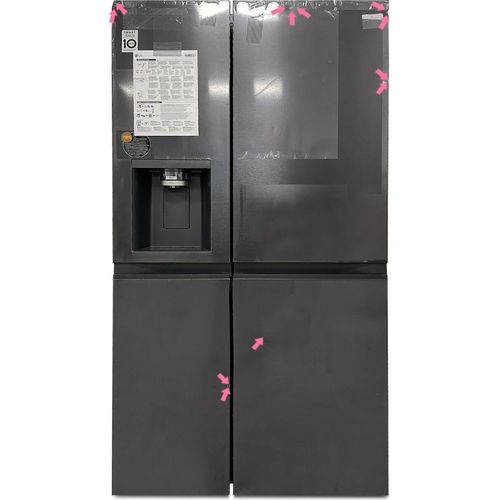 LG GSLE91EVAC Side-by-Side Kühlschrank mit Wassertank, Essence Black Steel 179 x 91,3 cm