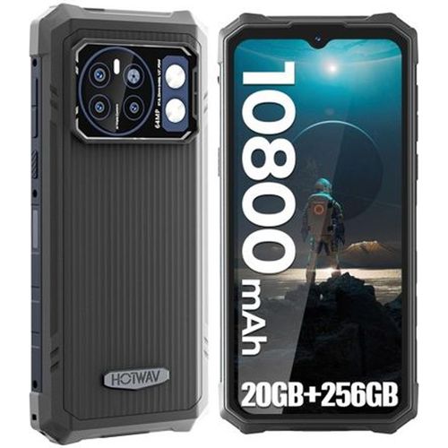 HOTWAV Cyber 13 PRO Outdoor Smartphone ohne Vertrag 20GB+256GB 10800mAh 6,6