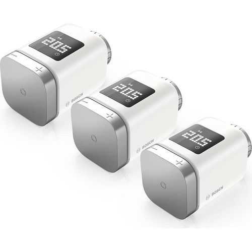 Bosch Smart Home Heizkörperthermostat II Set smarte Thermostate App-Funktion Alexa HomeKit Google Home Edition