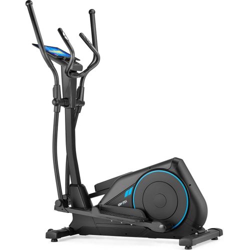 Gymtek® Magnetischer Crosstrainer für Zuhause, Elliptical Trainer, Ellipsentrainer - 12 Programme, 11 kg Schwungmasse, 16 Widerstandsstufen - Klappbar