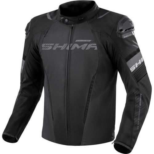 SHIMA Solid 2.0 wasserdichte Motorrad Textiljacke, schwarz, 2XL