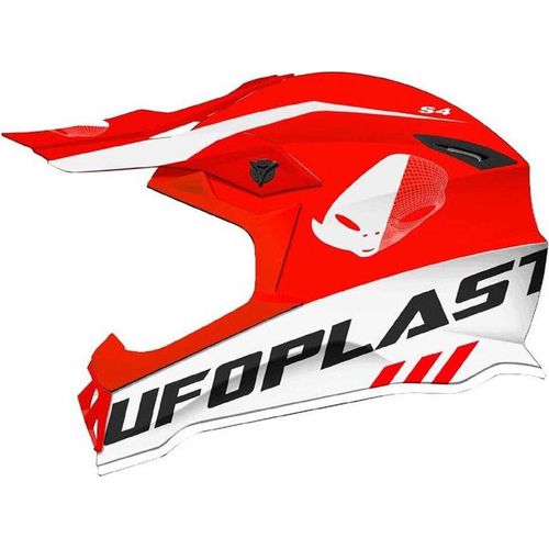 UFO PLAST Kinder-Crosshelm Korey 2 Helm rot matt Gr. 47 / 48 = S