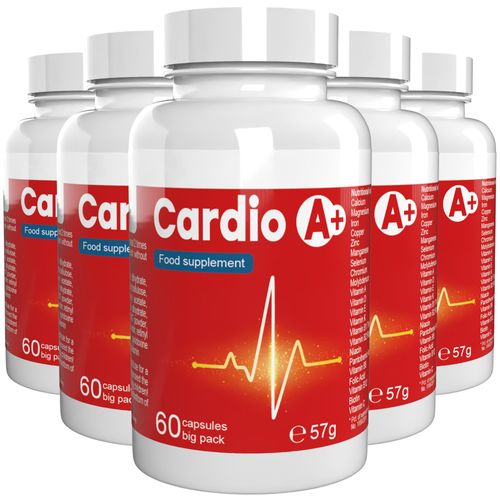 Cardio A - 300 Kapseln (5x 60 Kapseln), 5er Pack