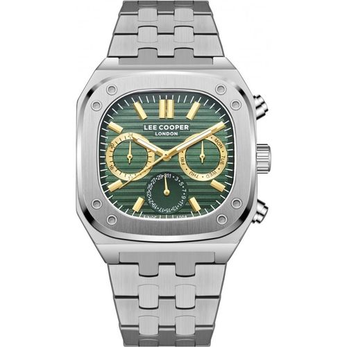 Herrenuhr LEE COOPER LC08023.370 in grüner Mode.