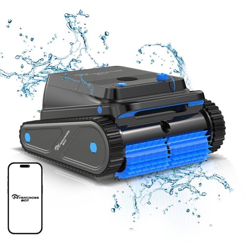 EVERCROSS BOT U8 Poolroboter Boden und Wand mit APP, 120 Min Akkulaufzeit, 200m² Reinigungsfläche, Intelligente Navigation, Selbsteinparkfunktion