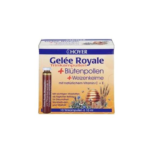 Hoyer Gelee Royale+blütenpollen+weizenkeime 100 ML