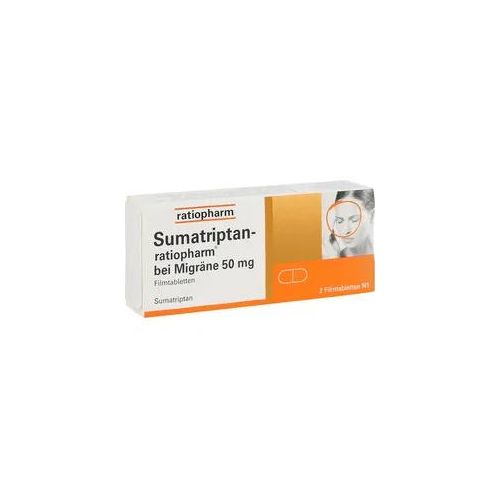 Sumatriptan-Ratiopharm bei Migräne 50 mg Fta 2 ST