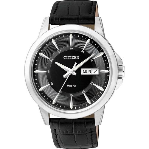 Quarzuhr CITIZEN, schwarz, Armbanduhren, Damen, Armbanduhr, Herrenuhr, Damenuhr, Edelstahlarmband, Datum