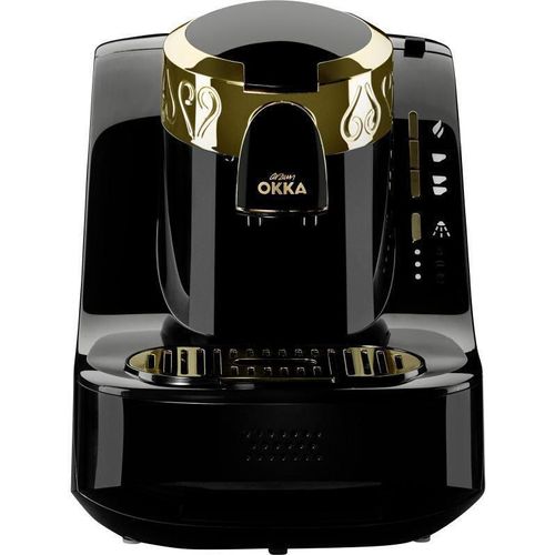 ARZUM OK008-B, Mokka-Maschine, Schwarz/Gold