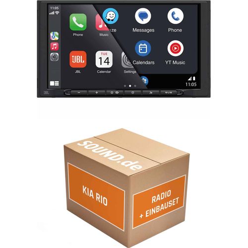 Autoradio Einbaupaket JBL Legend 700D passend für KIA Rio 2 JB | CarPlay Wireless Android Auto Wireless
