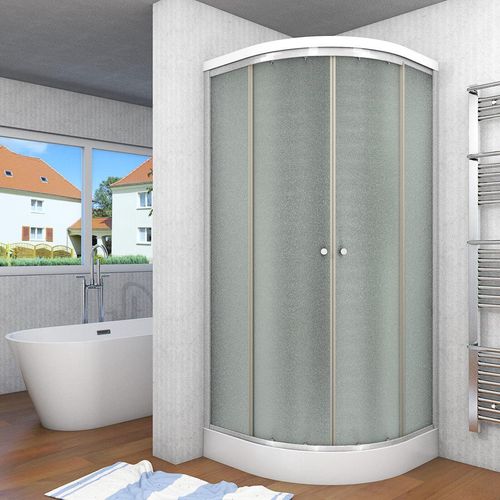 Duschkabine Fertigdusche Dusche Komplettkabine D10-00M1-EC 80x80 cm