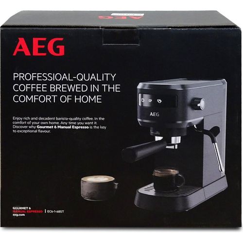 AEG - EC6-1-6BST - Espresso Siebträgermaschine - GOURMET 6
