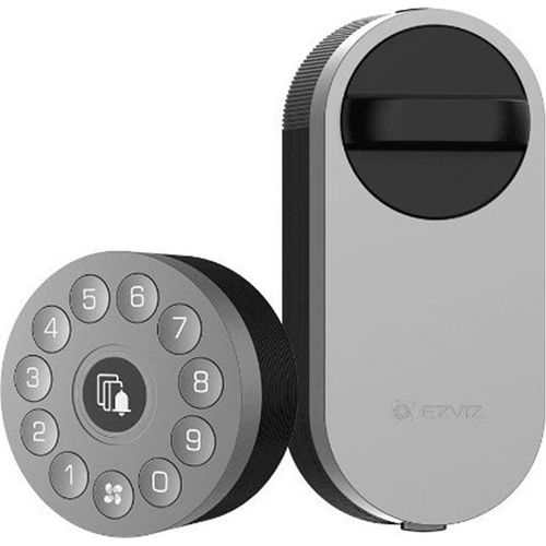 EZVIZ, DL01S Smart Lock mit Funk-Tastatur und Mehrfachöffnung, Grau