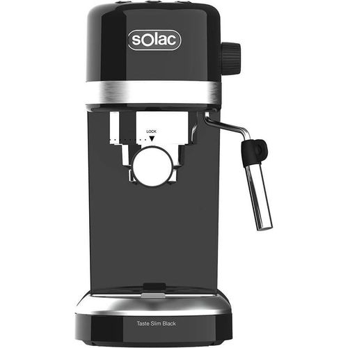 SOLAC Espressokocher Taste Slim Schwarz