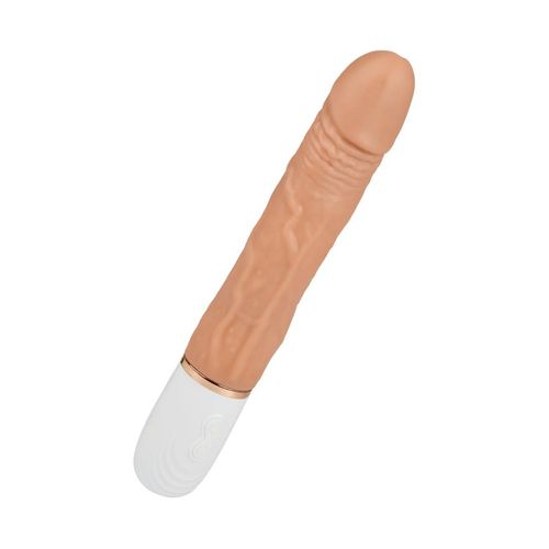Realistischer Vibrator mit Stoßfunktion, 25,5 cm