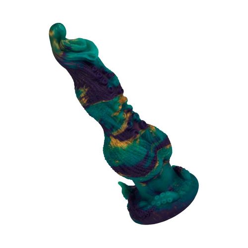 Monster-Dildo mit wilder Tentakelstruktur, 25 cm