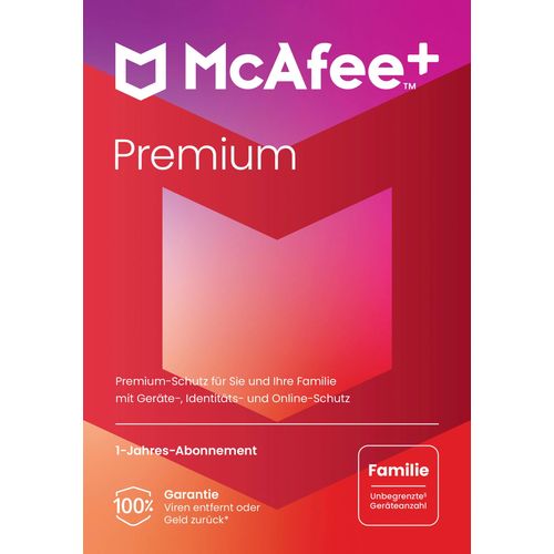 MCAFEE Virensoftware "McAfee+ Premium- Familie", eh13, Software